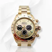 Златен мъжки часовник Geneve Yellow 14К RG5867