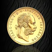 Златна монета 1 дукат Австрия Франц Йосиф 1915 23.65К RG11683