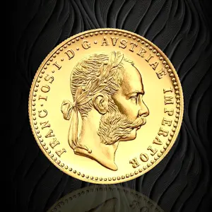 Златна монета 1 Австрийски дукат 1915 Франц Йосиф RG10682
