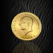 100 куруша Кемал Ататюрк 1923г циркулирала златна монета RG13182