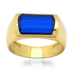 Мъжки златен пръстен с камък MCE 1306