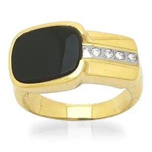 Мъжки златен пръстен с камък MCE 1331
