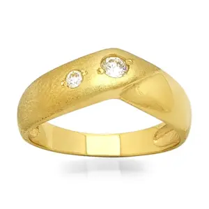 Дамски златен пръстен Матиран DMA 1633