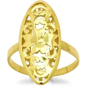 Дамски златен ажурен пръстен DAJ 3002