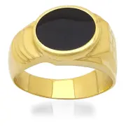 Мъжки златен пръстен с камък MCE 3095
