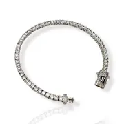 Дамска златна тенис гривна Monaco Chain с циркони 14К RG11751