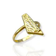 Дамски златен пръстен Пиано с ажурен дизайн 14K RG11847