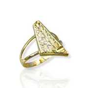 Дамски златен пръстен Пиано артистична форма 14K RG11850