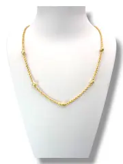 Златен синджир дамски въже с топчета тип Pandora 14K RG10663