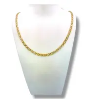 Дамски златен синджир със стилна класическа плетка 14K RG11558