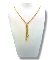Дамски златен синджир въже с изящни топчета 14K RG11715