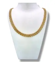 Дамско златно колие с широка Ролекс плетка 14K RG12105
