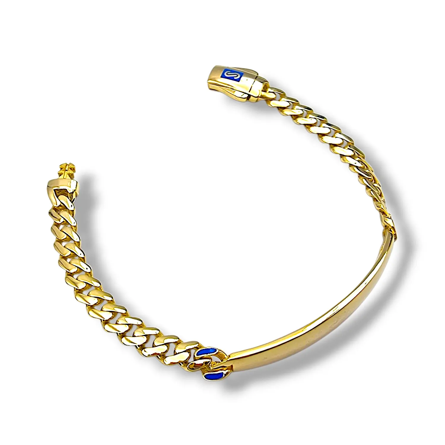 Детска златна гривна Monaco Chain за момче 14К RG10949