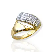 Детски златен пръстен за момиче с нежна форма 14K RG12176