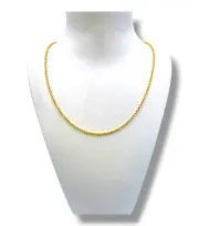 Детски златен синджир с фина усукана плетка 14K RG12117