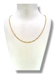 Детски златен синджир с фина класическа плетка 14K RG12937
