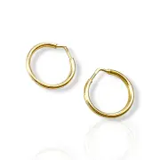 Детски златни обеци халки от жълто злато 14K RG13363