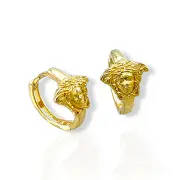 Детски златни обеци халки Версаче Медуза 14K RG13353