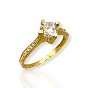 Годежен пръстен злато с висока каса 14K RG11246