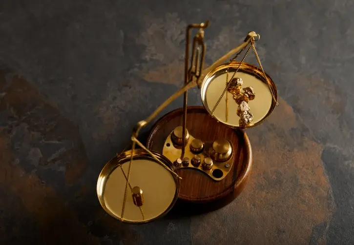 Measuring gold
