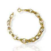 Мъжка златна гривна масивен дизайн 14K RG11610