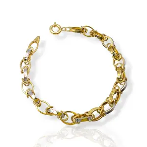 Мъжка златна гривна масивен дизайн 14K RG11610