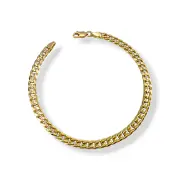 Мъжка златна гривна с класическа Панцер плетка 14K RG12431