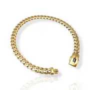 Мъжка златна гривна Monaco Chain с блясък и стил 14К RG11965