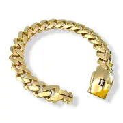 Мъжка златна гривна Monaco Chain класически масивен модел 14К RG12718