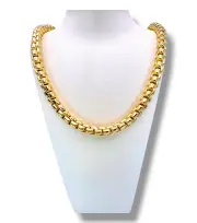 Мъжки златен синджир с масивна пирамидална плетка 14K RG11595