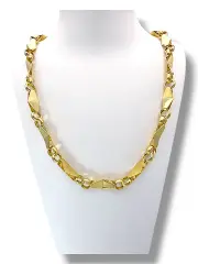Мъжки златен синджир с пирамидки 14K GR10546