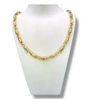 Мъжки златен синджир класически модел 14K RG11615