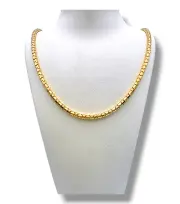 Мъжки златен синджир с обемни обли звена 14K RG12122