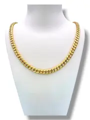 Мъжки златен синджир Панцер с канал 14K RG11340