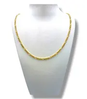 Мъжки златен синджир картие с елегантна плетка 14K RG12110