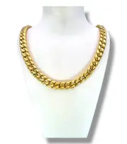 Мъжки златен синджир Панцер масивна визия 14K RG12151