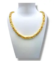 Масивен златен синджир Кралска плетка жълто злато 14K RG12127