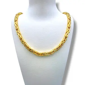 Масивен златен синджир Кралска плетка жълто злато 14K RG12127