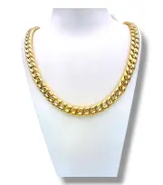 Масивен мъжки златен синджир Панцер лукс модел 14K RG11951