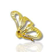 Дамски златен пръстен стилизирано цвете 3.63гр м62 14К/585 RG8998