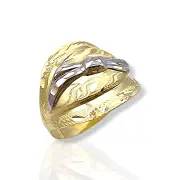 Фино гравиран златен пръстен 14К 1.76гр м60 RG10094
