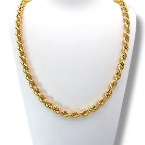 Дамски златен синджир въжена плетка 14K RG10530