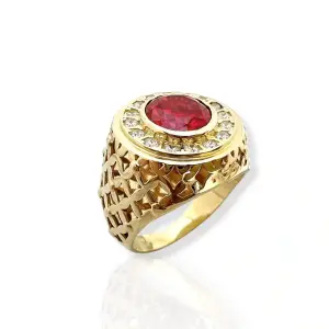 Златен пръстен StoneLux