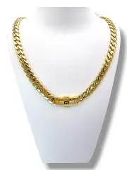 Златен синджир за уверени мъже Monaco Chain CLASSIC PLAIN / PLAIN LOCK 14К RG10404