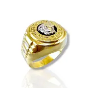 Изискан мъжки пръстен “Версаче” 6.56гр м61 14К/585 RG9125