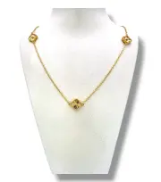 Златен синджир дамски Ван Клиф 14K RG12054