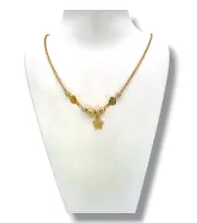Златен синджир дамски тип Пандора със звезда 14K RG12055