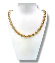 Златен синджир дамски с плътни верижни звена 14K RG12062