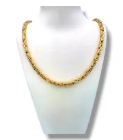 Мъжки златен синджир кралска плетка класически дизайн 14K RG11776