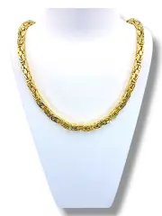 Златен синджир мъжки с плътна кралска плетка 14K RG10828